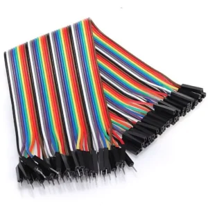 40 Pin Female to Male Jumper Wires 2.54mm Pitch 20cm Length